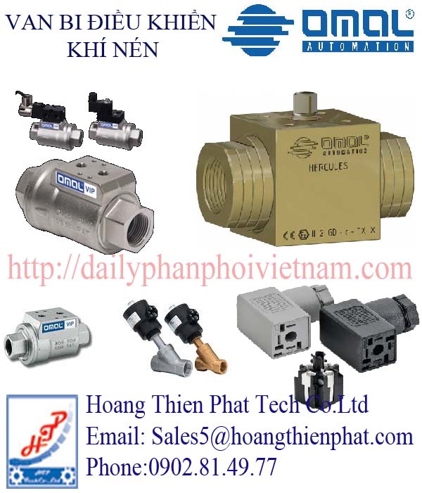 Van bi điều khiển khí nén Van bi điều khiển khí nén